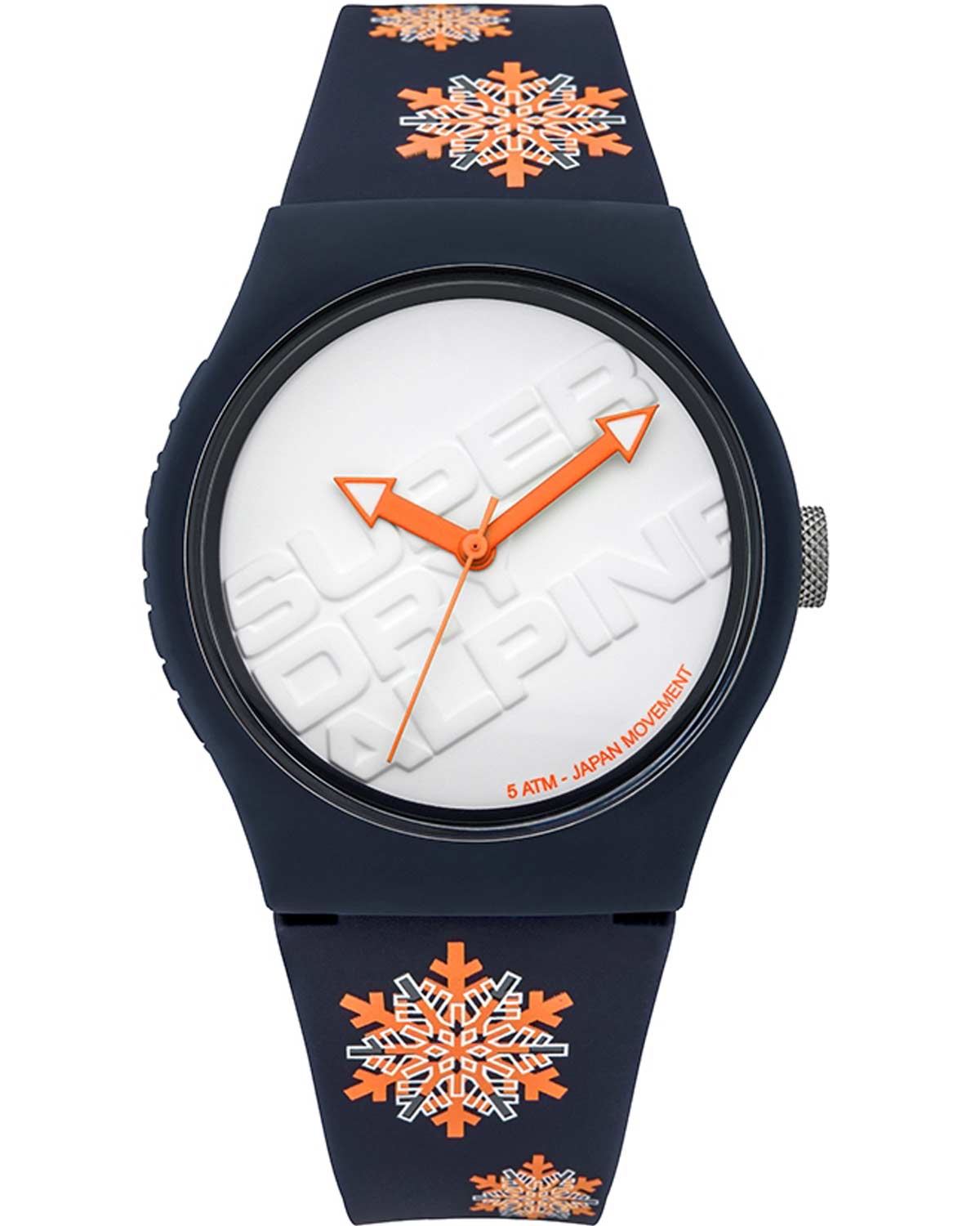 SUPERDRY Urban Blue case with Blue Rubber Strap